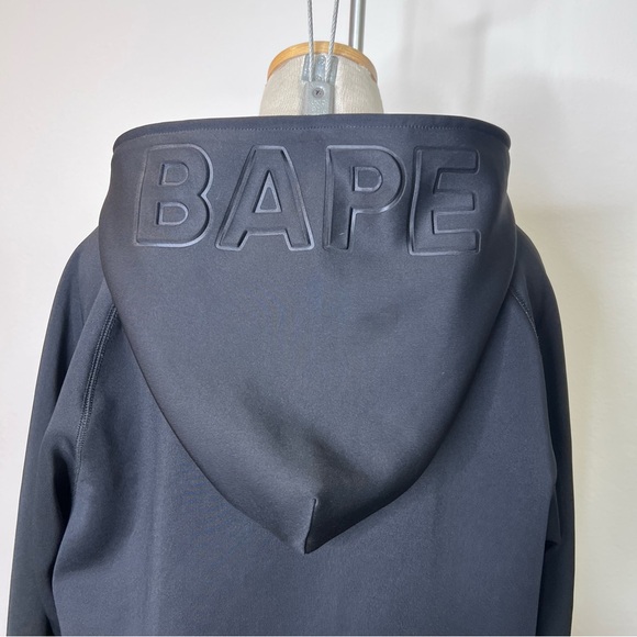 Bape Performance Black Zip Up Hoodie - Picture 6 of 8